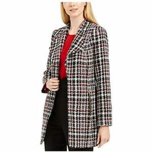Calvin Klein red, white, black blazer